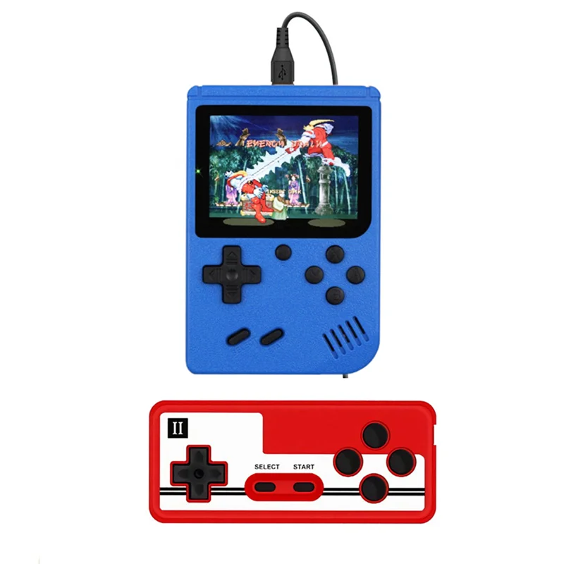 Consola de videojuegos SVFE-g400-in-1, Mini consola de juegos Retro Plyer, consola de juegos de TV de bolsillo en Color de 3,0 pulgadas, jugador portátil Dual