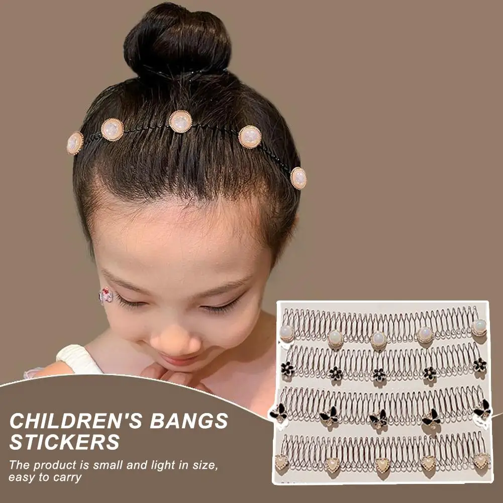 

Girls Broken Hair Comb Children's Bangs Stickers Hair Of Hair Clip Organize Accessories Head Spoon Back Hairpin Brush Headd O7A3