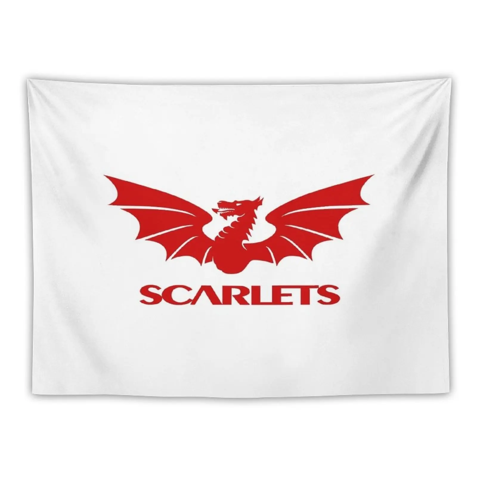 

New Scarlets rugby logo Tapestry Decorative Wall Murals Tapestrys