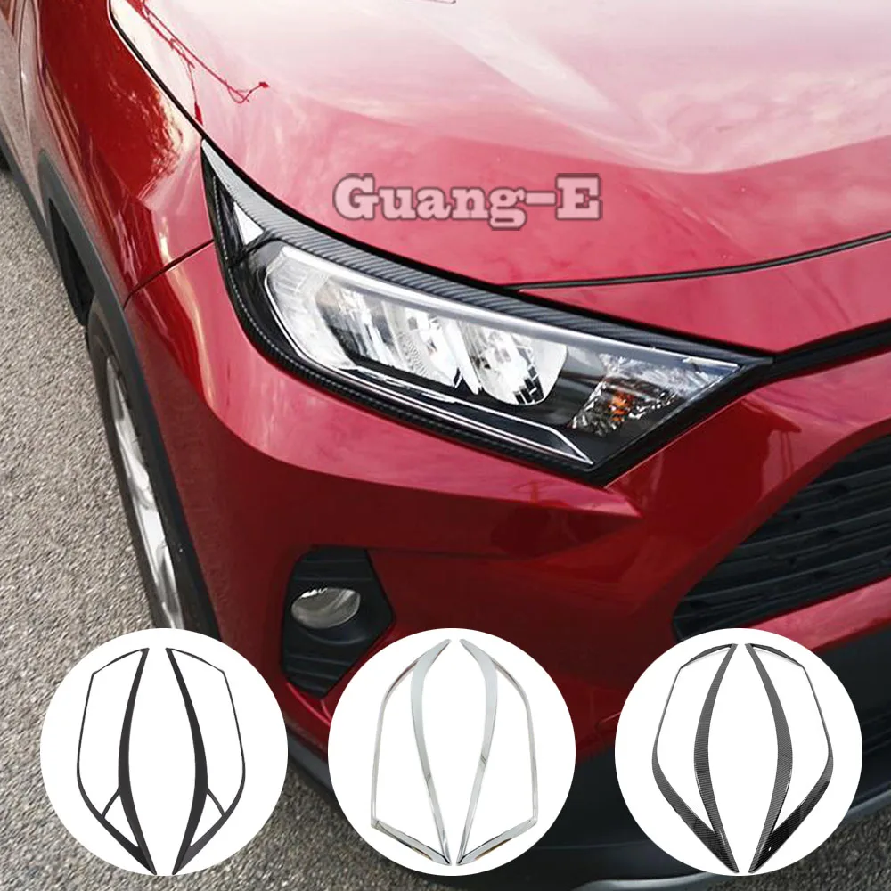 

Для Toyota RAV4 2019-2023: Декоративные накладки на фары (2 шт.)