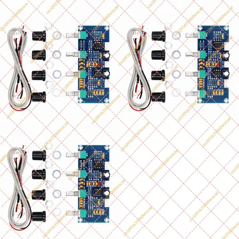 3X XH-A901 NE5532 Tone Board Preamp with Treble Bass Volume Control