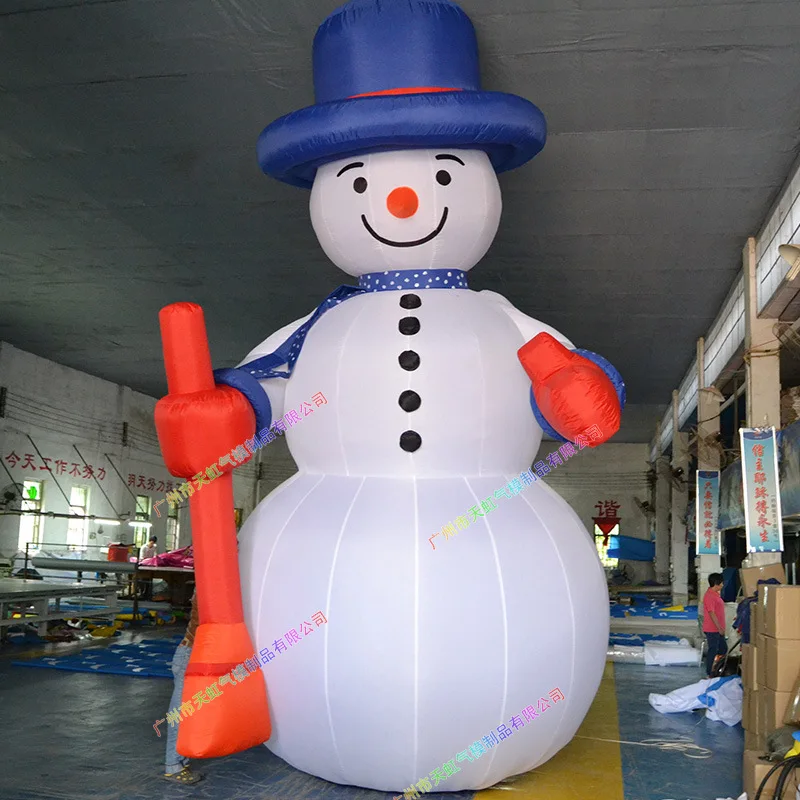 Inflatable Christmas Snowman Air Model Cartoon Advertising Walking Cartoon Thanksgiving Decorations Christmas Inflatable Snowman
