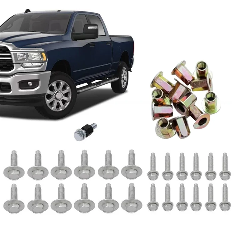 

Tubular Side Step Hardware Kit 68193128AB For Dodge RAM 1500 2500 3500 2013-2023 Foot Bar Screws Car Accessories