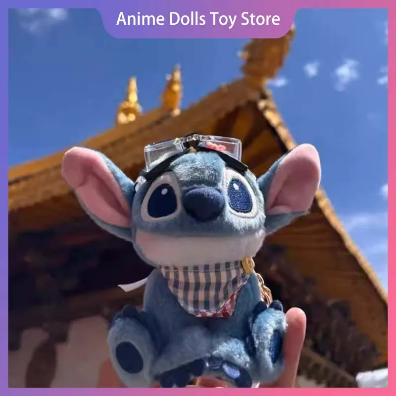 

Подлинная серия Disney Stitch Sitting, модная слепая коробка, мультяшная милая виниловая кукла, кавайная милая сумка, рюкзак, подвеска, коллекция, подарок