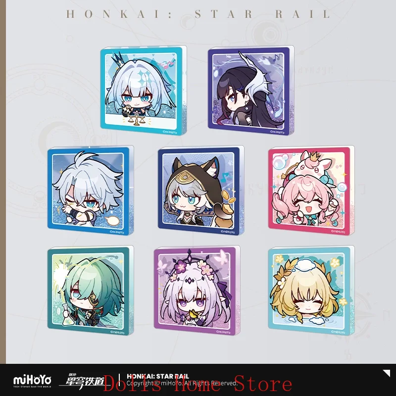 Merchandising ufficiale miHoYo Originale autentico Serie PMZLG Gioco Honkai Star Rail Phainon Castorice Cerydra Ciondolo Distintivo Segnalibro