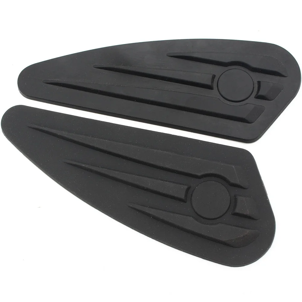 Motorcycle Universal Vintage Tank Traction Pad Sticker Fuel Gas Knee Grip Trim Fairing Side Cover Protectors For Honda Aprilla view 5