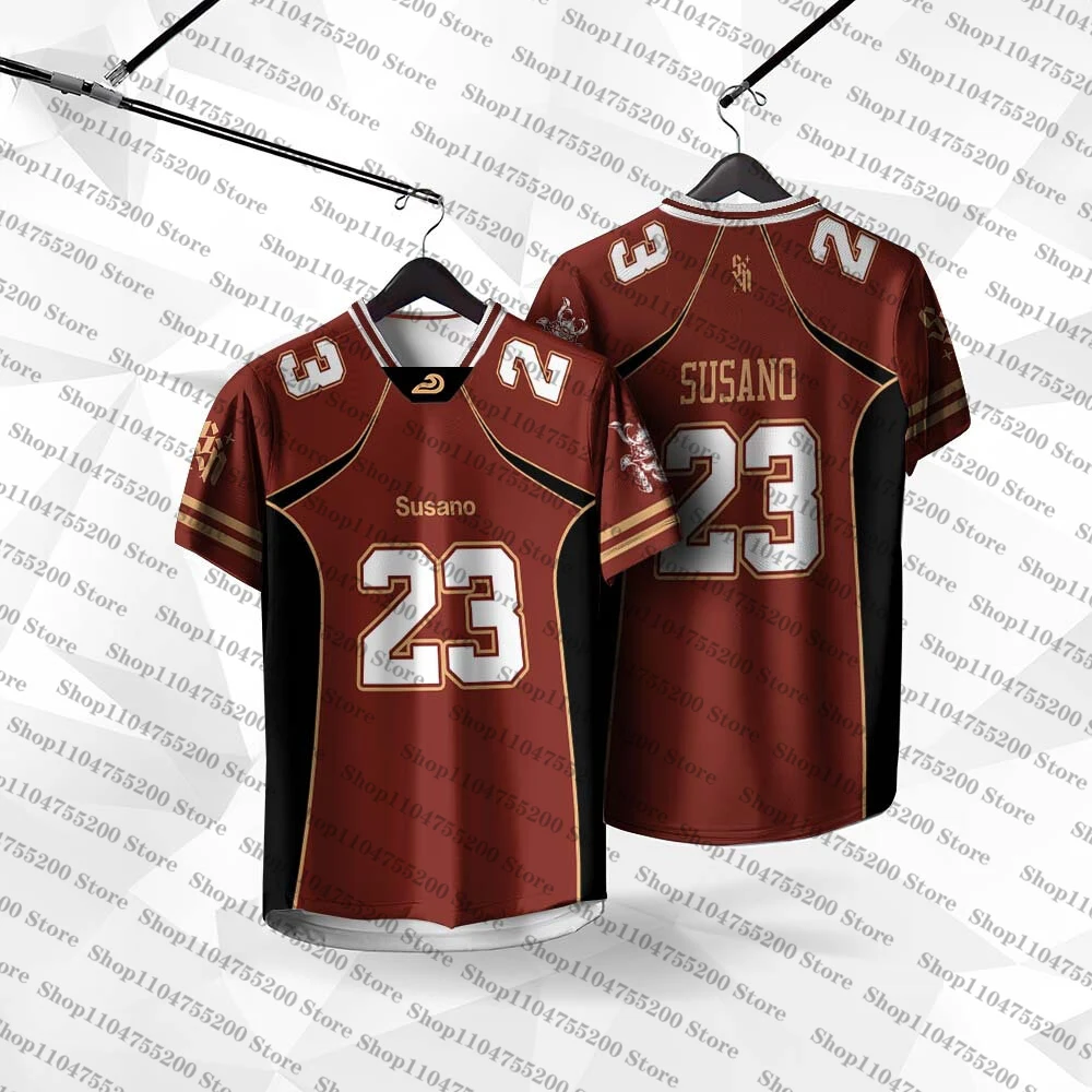 

Susano Royal Shogun Jersey 2025 T-Shirt MenTops Shirts Children Hot Sale New Summer Women Tee Short Sleeve Fashion