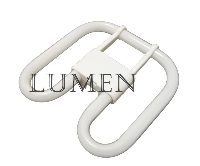 2D butterfly lamp three-color four-needle square round white light 16W21W38W55W household ceiling energy-saving fluorescent lamp