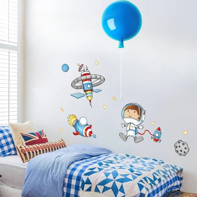 

Kids Balloon Ceiling Light with Pull Cord, Surface Mount Lamp for Nursery Kindergarten Mall Event，Decoration Ambient Lighting