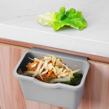 주방 쓰레기통, 주방 퇴비 양동이, 작은 걸이식 쓰레기통, 싱크대 아래 쓰레기통