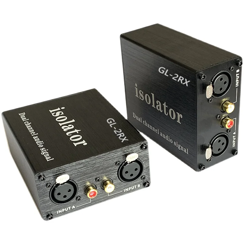 

XLR Lotus RCA Common Ground Anti-interference Audio Isolator Eliminates Current Acoustic Permalloy Transformer Xlr-2r