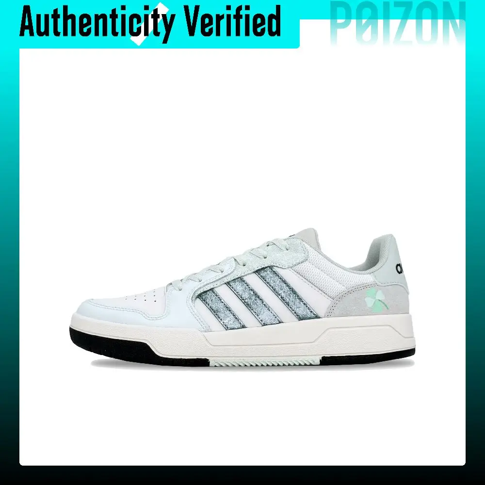 Adidas ENTRAP Skate Shoes Unisex Low Top Light Green JI2546(Team1426-)