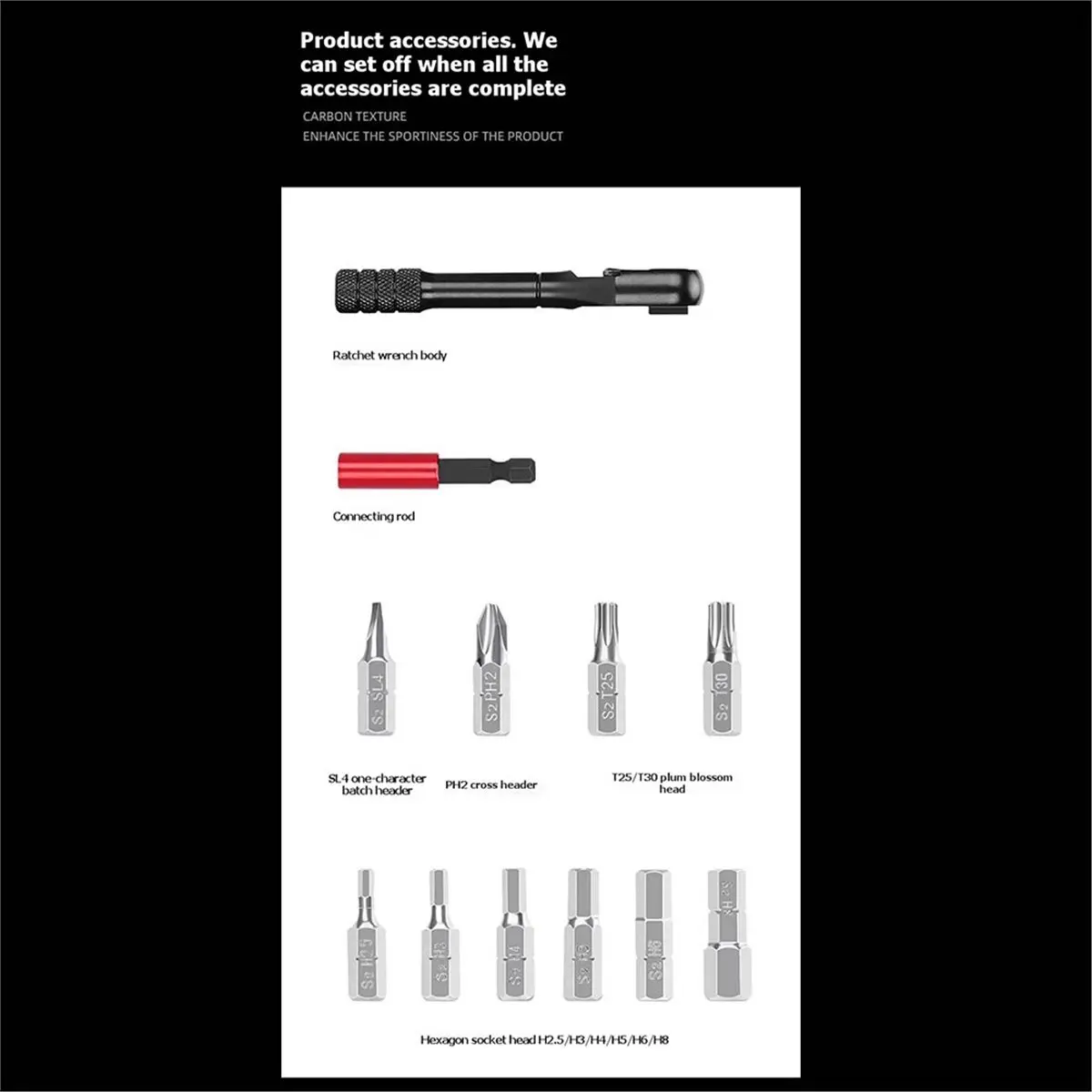 618 Mega Sale ENLEE Bicycle Ratchet Wrench Tool Kit with Hex Key Bits Portable Multifunction Repair Kit Mountain Road Bike Gear