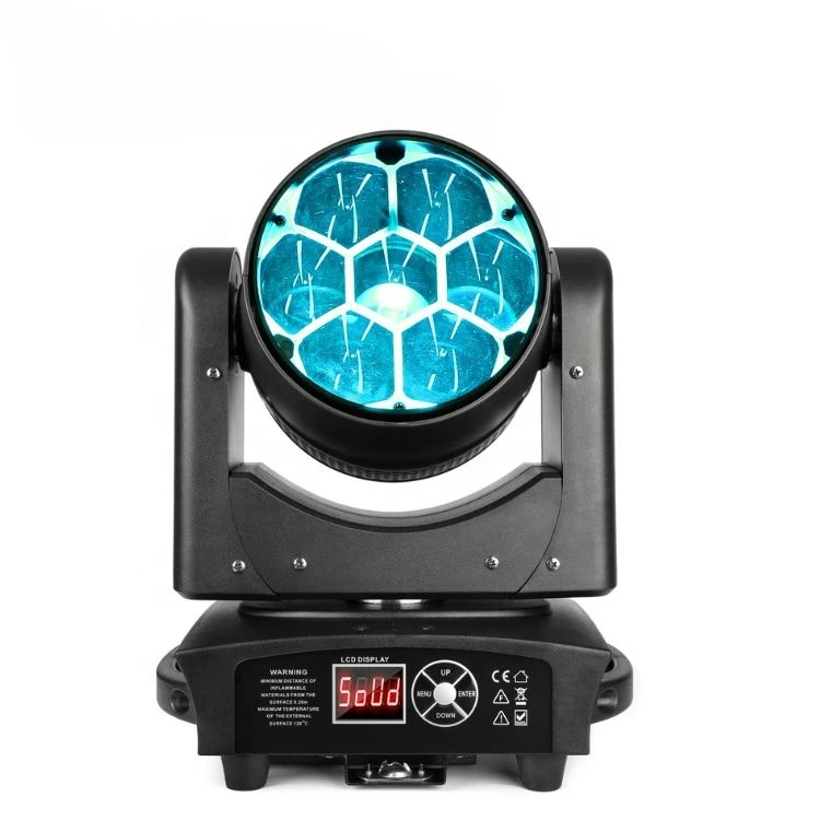 

7x40w led rgbw 4in1 bee eye zoom moving head wash 7*40w led wash light moving head stage lighting