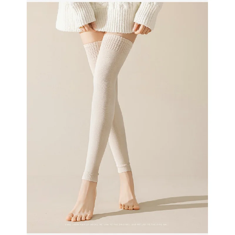 

Лидер продаж, длинные гетры, зимние теплые старые холодные ноги, гольфы выше колена, высокие длинные носки-трубы