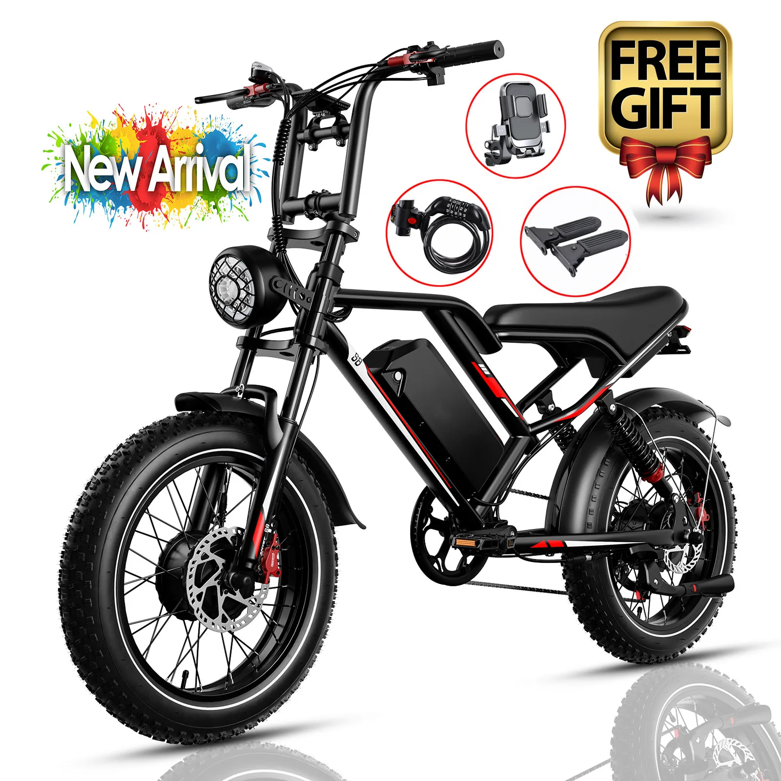 

STLF Электрический горный велосипед Ebike V8 Fatbike Электрический гибридный велосипед 48 В E Bike 250 Вт Fatbike V20 EBike 1000 Вт Электрический велосипед S8 E-