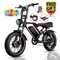 STLF Electric Mountain Bike Ebike V8 Fatbike Electric Hybrid Bike 48V E Bike 250W Fatbike V20 EBike 1000W Electric Bicycle S8 E-