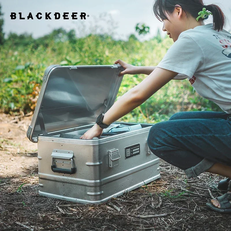 Blackdeer Aluminum Camping Box Trunk Gear Outdoor Accessories Organizer Storage Travel Kit Portable Folding Multifunction