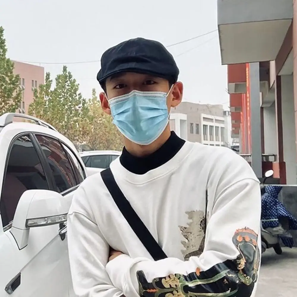 

British Western Style Berets Vintage Cap Retro Classic Adjustable Men Berets Hat Breathable Cotton Baseball Cap Woman Men