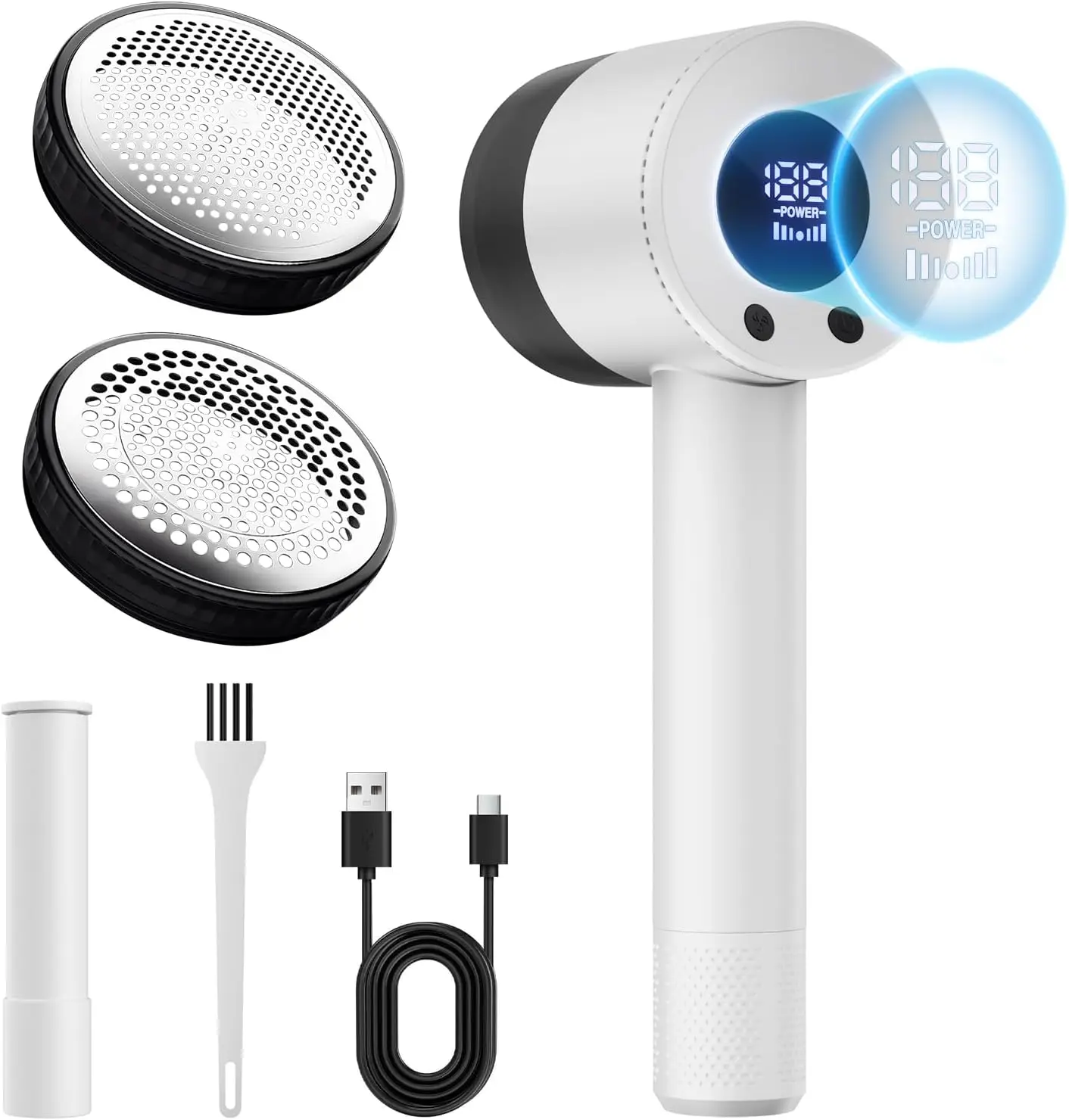 

Машинка для удаления катышков с ткани, 10700 об/мин, с 6-лезвийной головкой, скрытым роликом для удаления ворса, 3 скорости