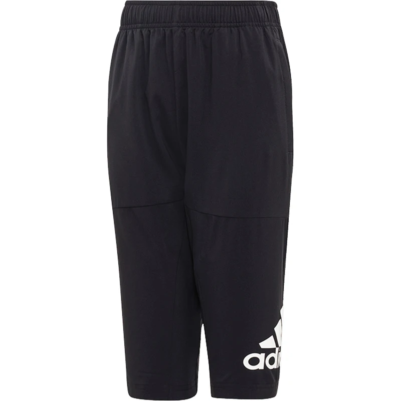Pantaloni capri comodi e resistenti per bambini Adidas Ufficiale YB TR W 3/4 P DV1387