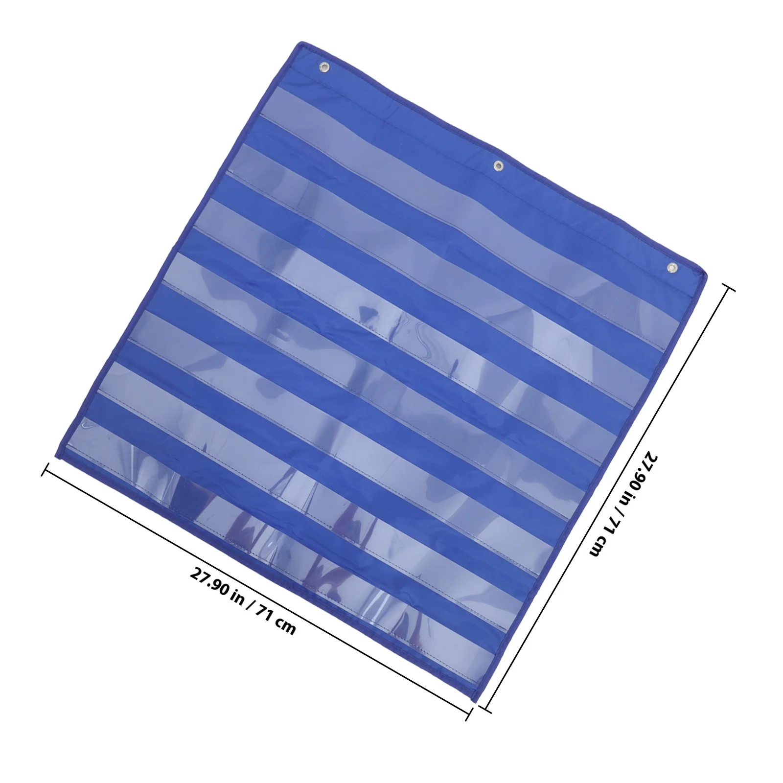 Multifunctional Teaching Hanging Pocket Chart With Clear Pockets Early Schedule Organizer For Classroom Home