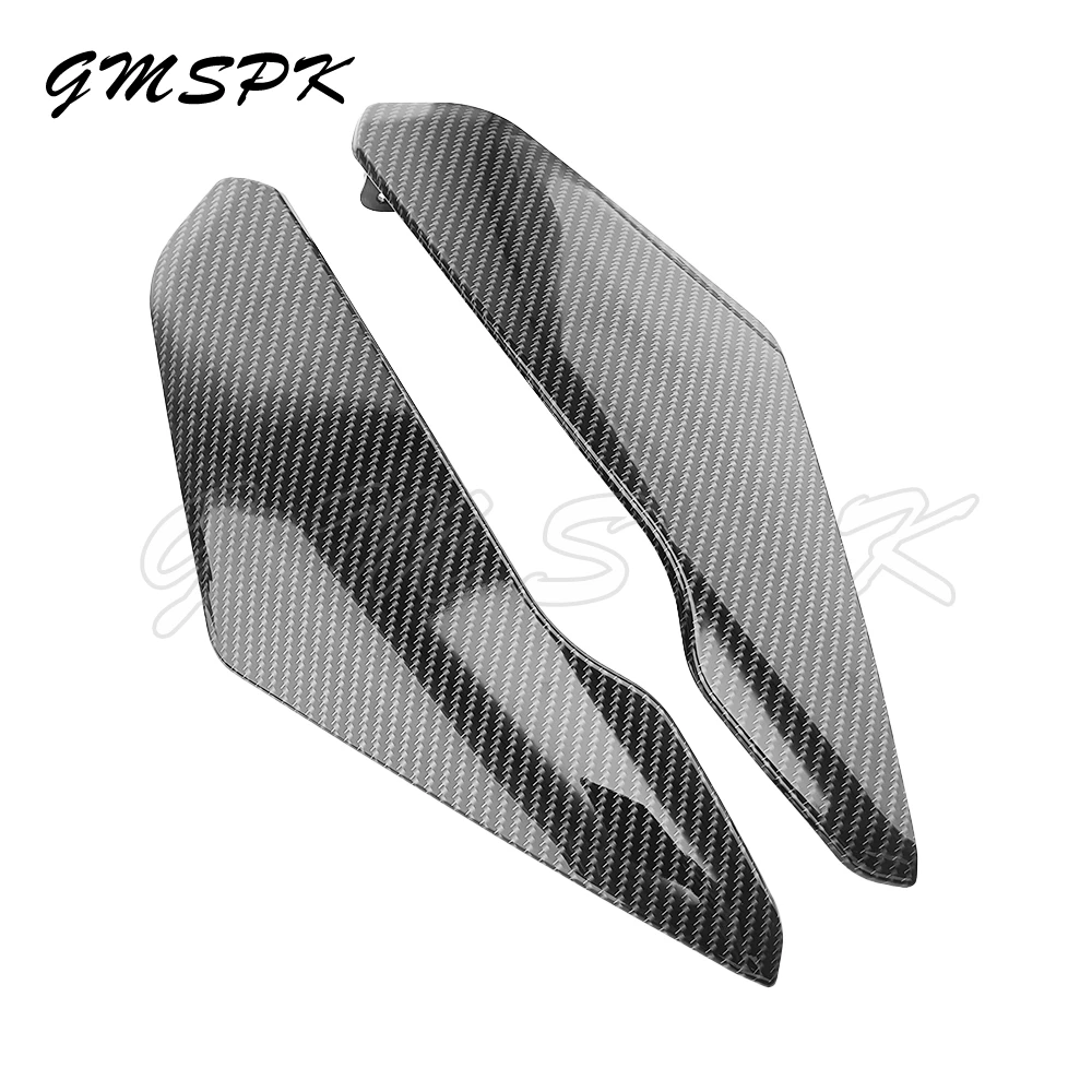 Carbon Fiber Pattern Motorcycle Tank Side Trim Cover Fairing Fit for SUZUKI GSXR 600 750 GSXR600 GSXR750 K4 2004 2005