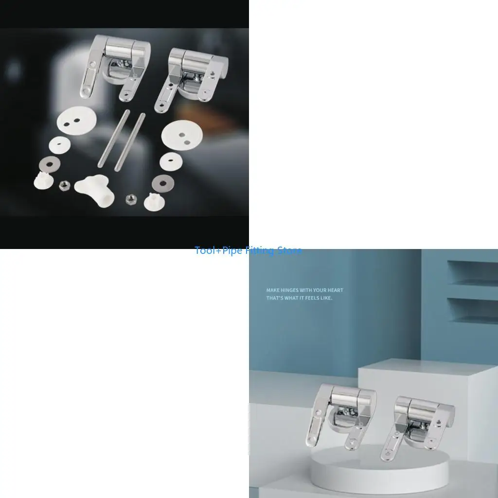 

F92B Toilet Hinges set Toilet Hinges Replacement Part for Home Enhancement