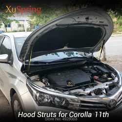 for 2012-2019 Toyota Corolla Axio E160 E170 11th Car Bonnet Spring Shock Lifting Strut Bars Support Hydraulic Rods Styling