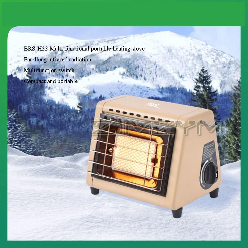 Dual-purpose Cooking Heater Energy-saving Camping Cooking Gas Stove Strong Fire Infrared Radiation Tent Heater Survive Equipment