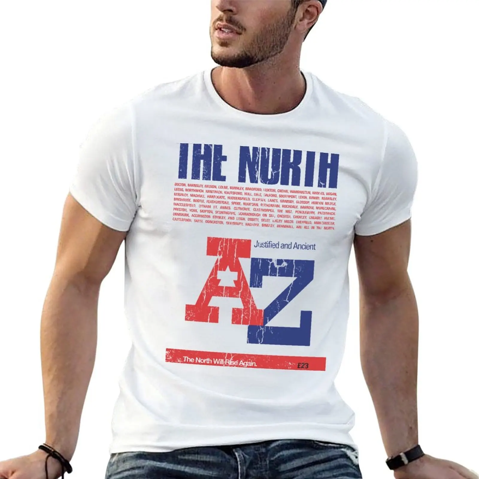 The North T-Shirt oversized Short sleeve tee Men's clothing