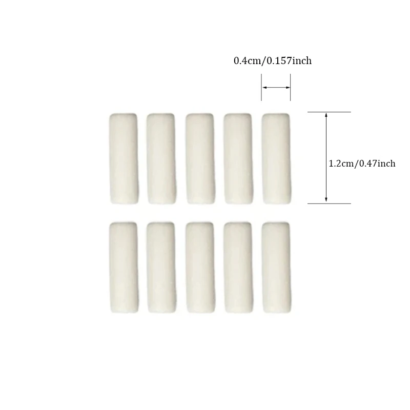 20 قطعة ممحاة صغيرة بذيل القلم الرصاص الميكانيكية، قلب قابل للاستبدال، لرسم المكاتب، والرسم، والتسليط الضوء على لوازم ملحقات الكتابة #6