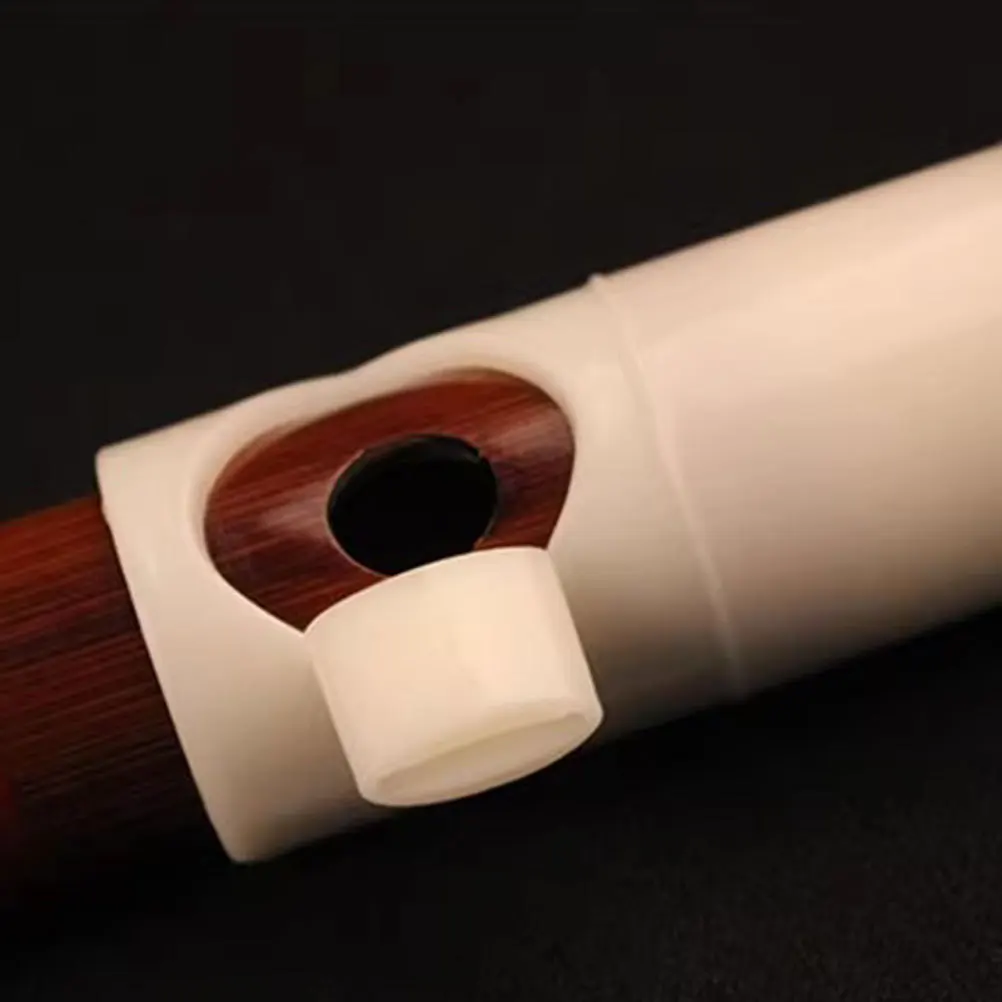 

2pcs Flute Mouthpiece Replacement Durable Nylon Compact Design For Long-Term Use Tone Accuracy Air Tightness Beginner Student