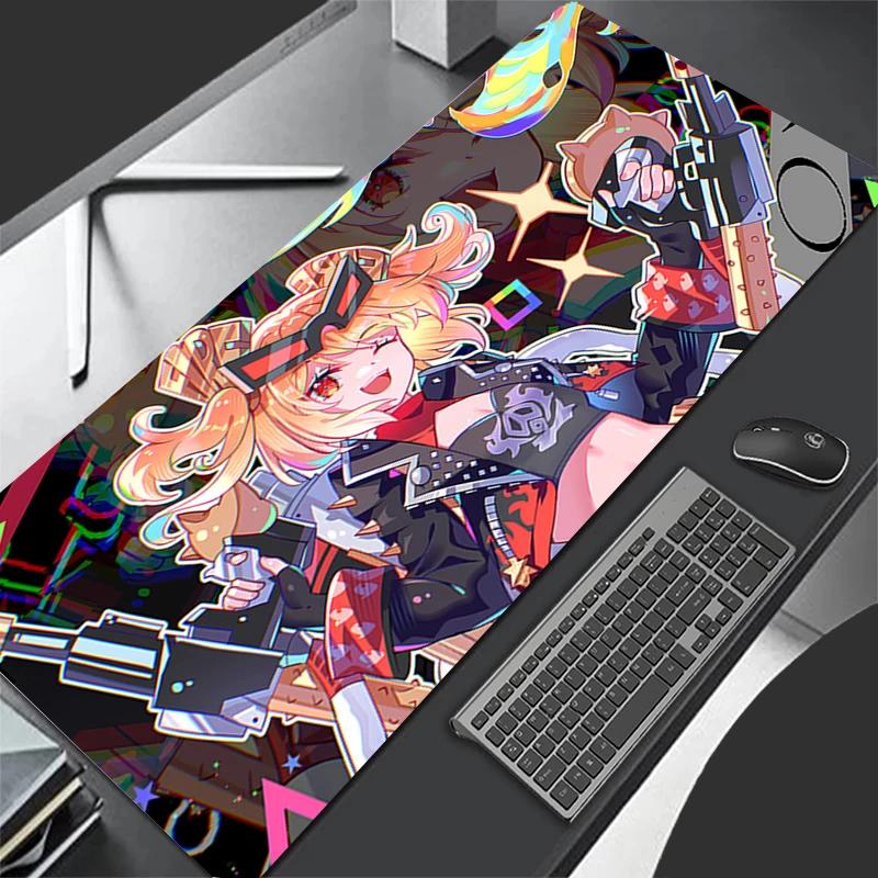 Mousepad Pattern Game Pad Rubber Mouse Pad Accessories Desk Mat Non Slip Office Table Mat Gamer Zenless Zone Zero Keyboard Pad