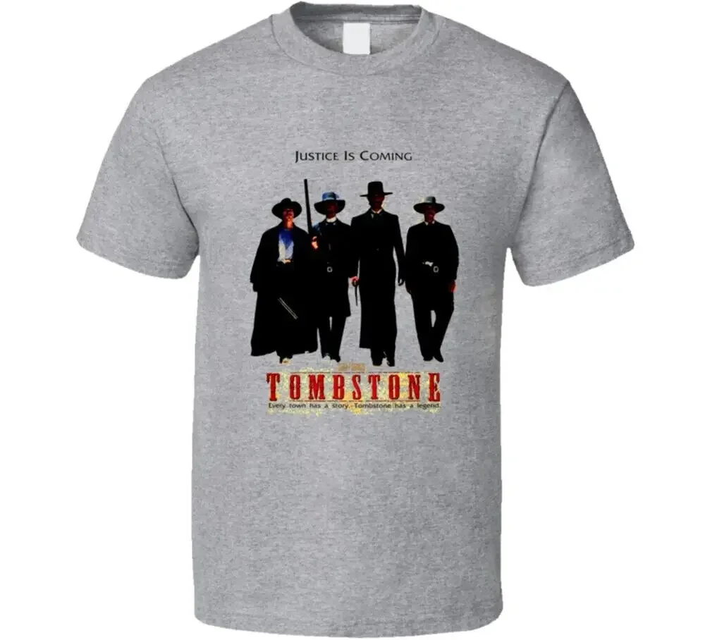 Tombstone Russell Kilmer Retro 90's Western Movie T ShirtHigh Quality 100%Cotton Short Sleeve