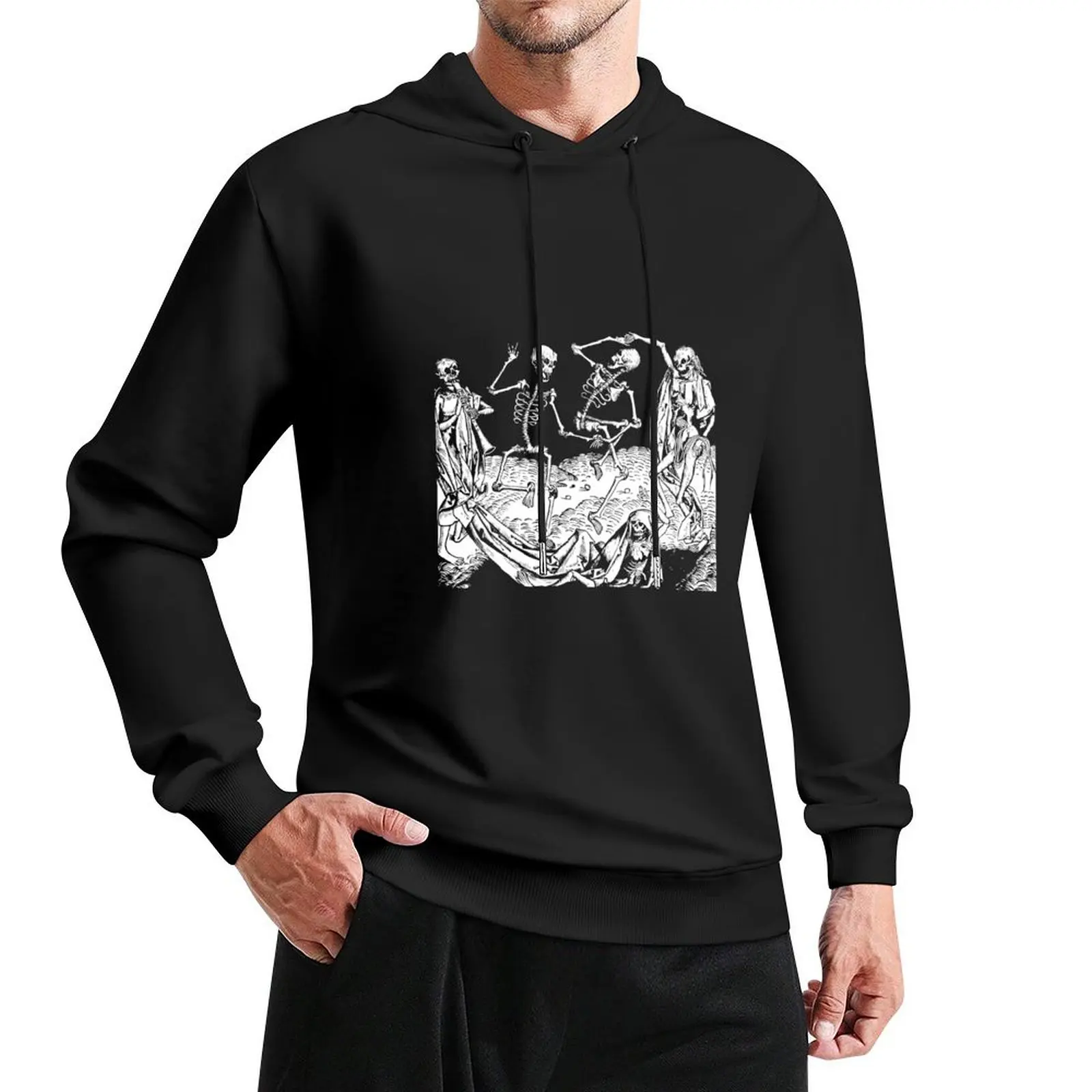 

Memento Mori 2 Pullover Hoodie korean autumn clothes fashion men big size hoodie