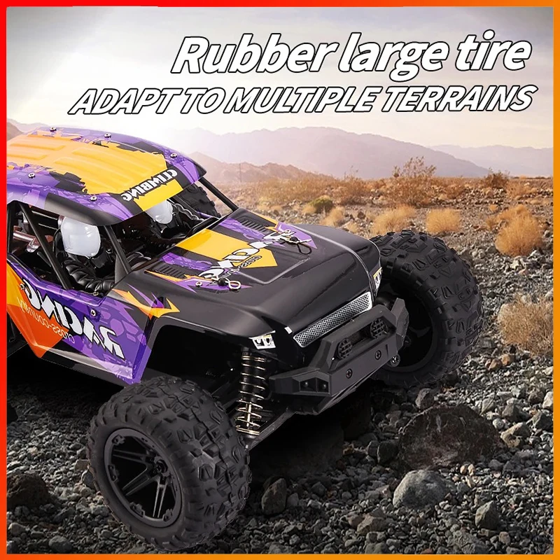 HXRC 8610 8611 1:14 55KM/H 4WD RC Car With LED Remote Control Cars High Speed Drift Monster Truck for Kids VS 144001 Toys