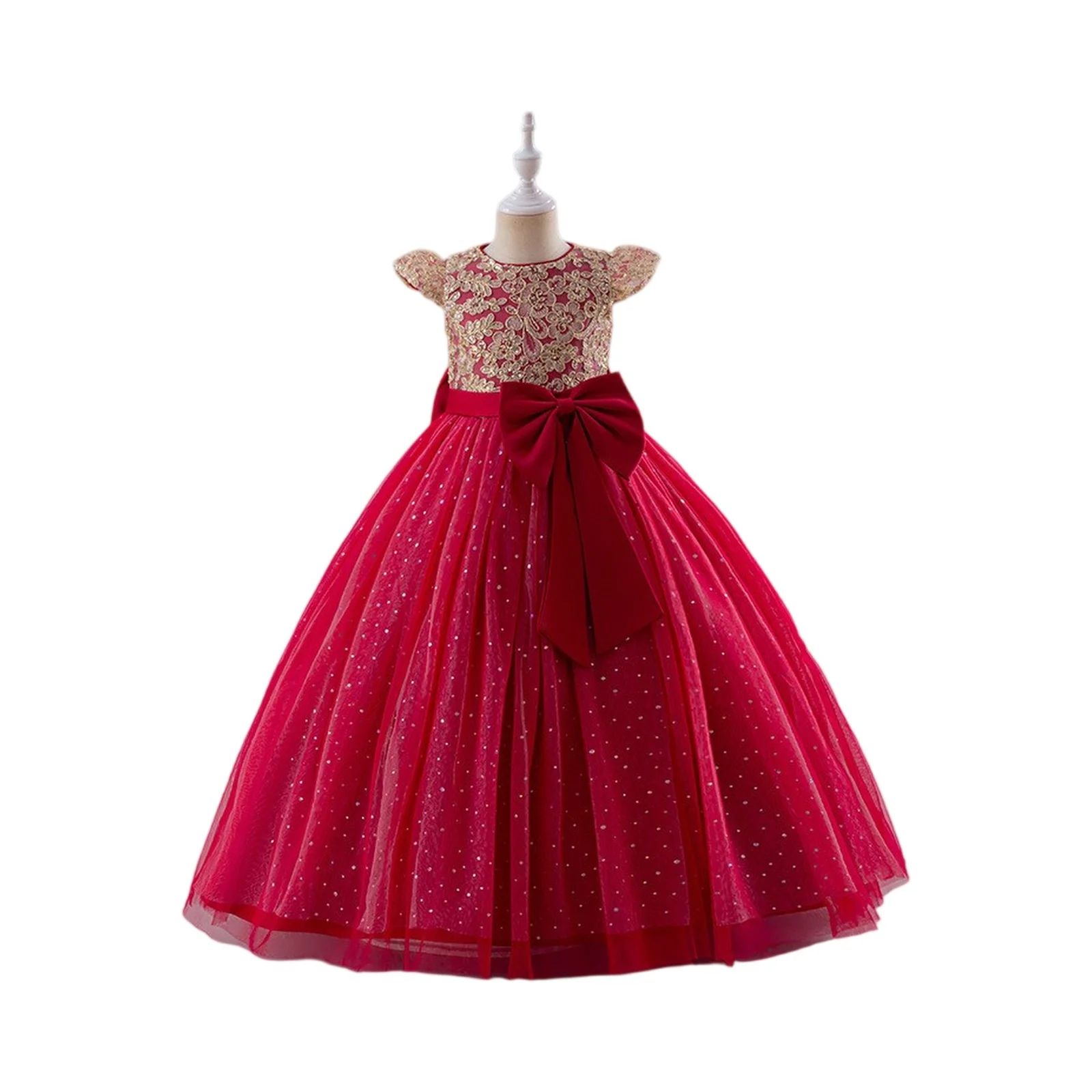 

Цветочные платья подружки невесты для девочек-подростков на свадьбу, элегантное роскошное вечернее платье принцессы с блестками, кружевное вечернее платье, платье для дня рождения, выпускного вечера 2025