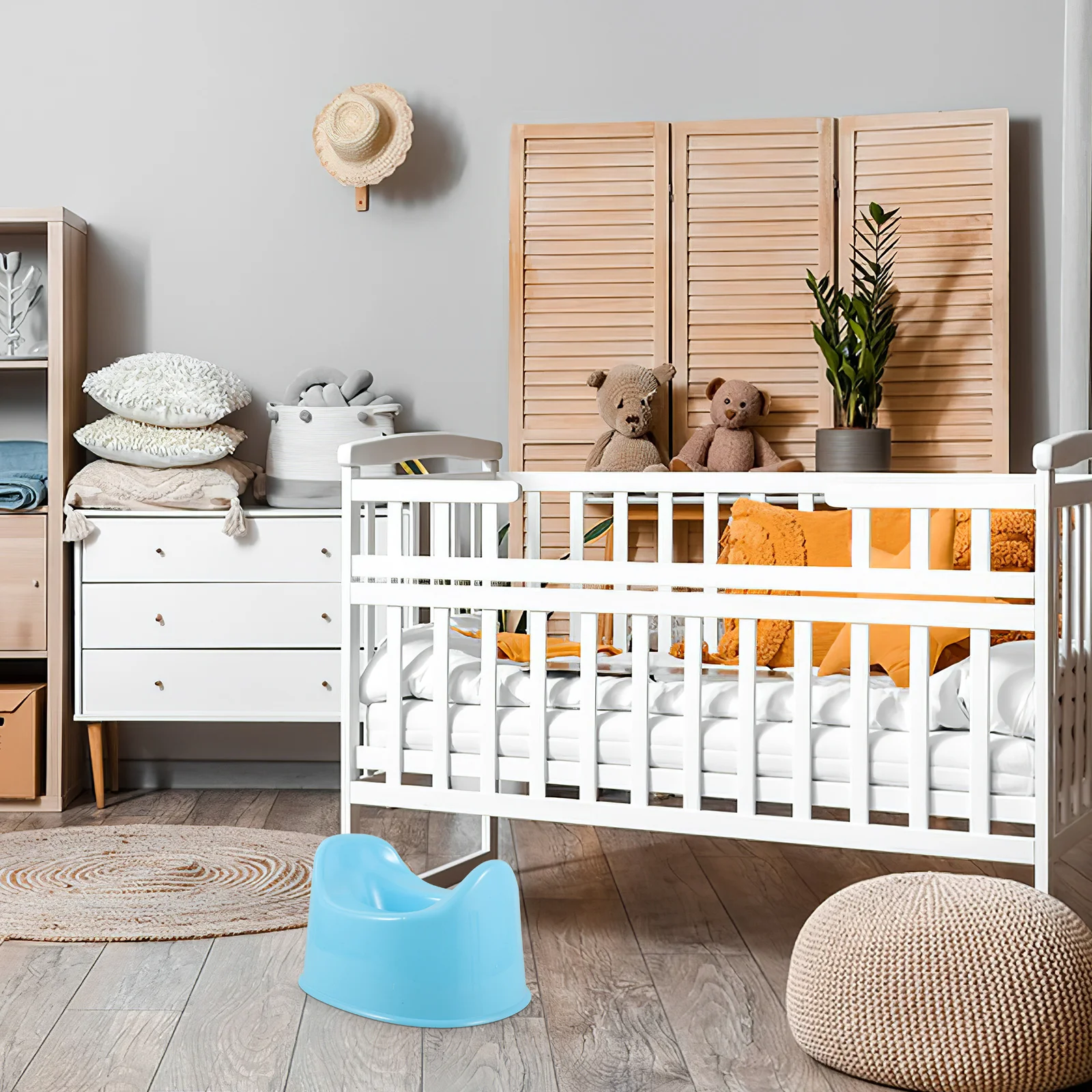 

Training Toilet with Integrated Urine Basin Potty Seat for and Easy to Clean Meticulous Design Potty