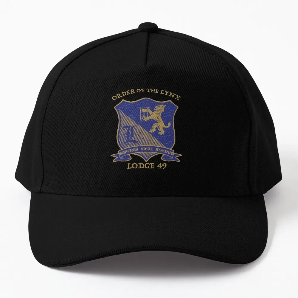 Order of the Lynx Lodge 49 Baseball Cap Bobble Hat fashion Streetwear Wild Ball Hat Women'S Golf Wear Men'S