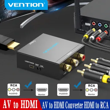 Contract HDMI Converter HDMI to RCA Video Adapter Mini USB Power Cable for TV Box Projector Game Console HDMI to AV