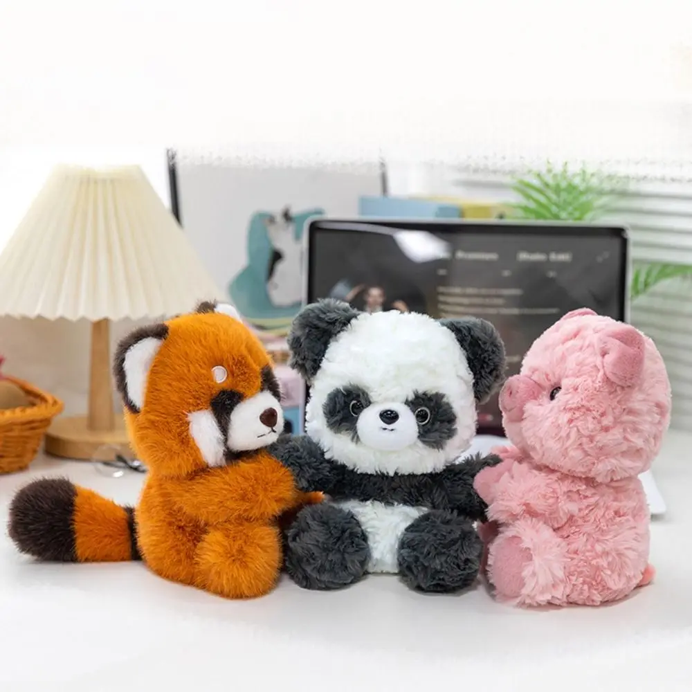 

Pillow Nap Chicken Simulation Pig Little Bear Stuffed Animal Raccoon Doll Lifelike Kawaii Elephant Doll Home Decor