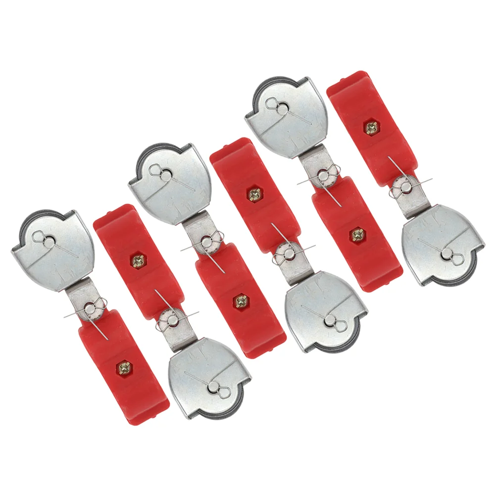 6pcs Cable Pulley Heavy Duty Cable Pulley Wheel Swivel Pulley Block Stainless Steel Caster Wheels Bearing Loading Pulley DIY Pul