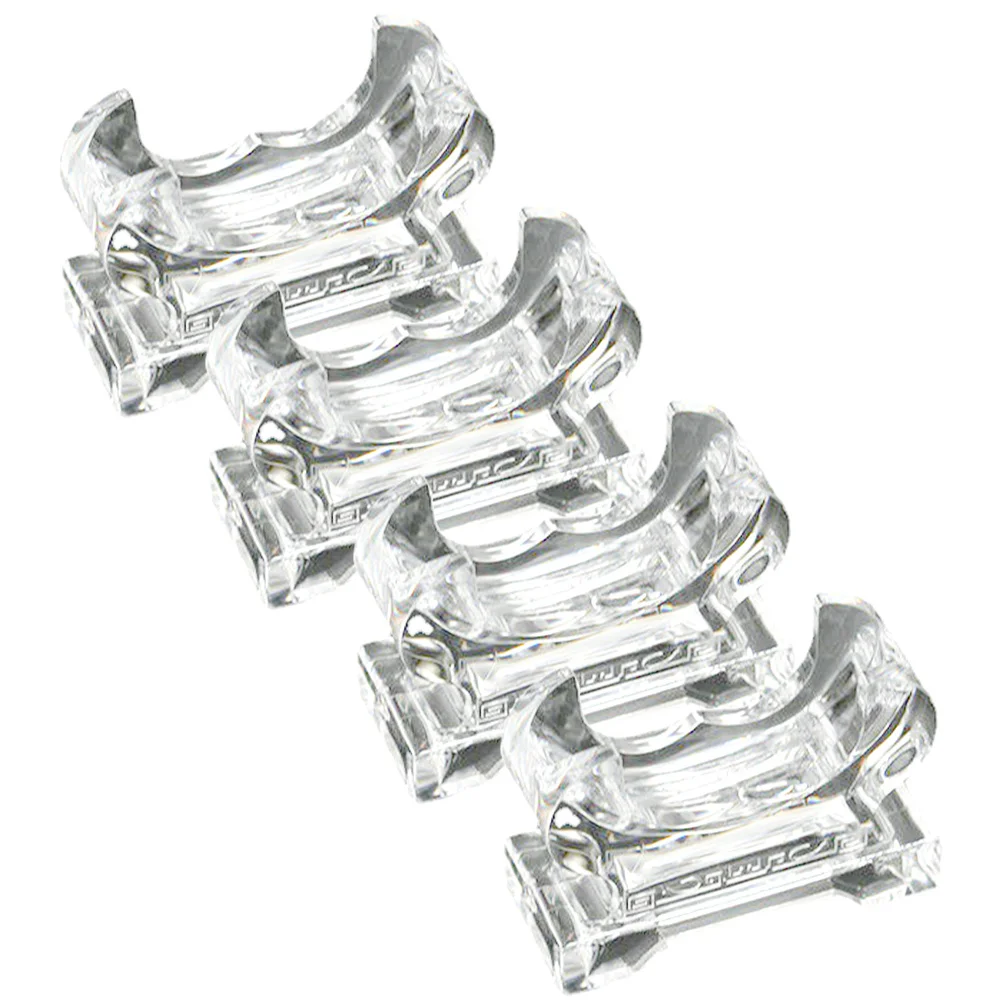 

4pcs Clear Plastic Watch Holder Jewelry Display Stand For Bracelets Watches Desktop Organizer Tabletop Bangle Storage Rack