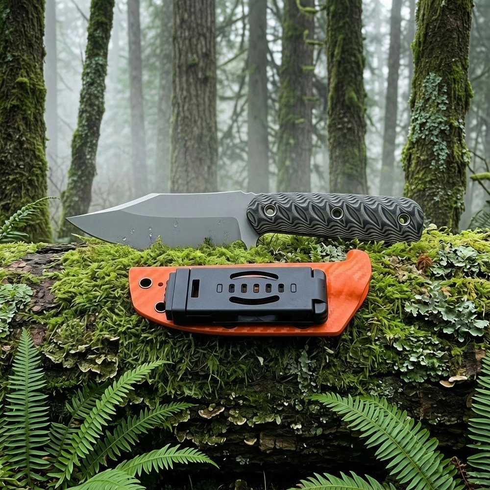 Survival Knife Full Tang - Campingmes met vast mes en 8Cr14Mov-mes