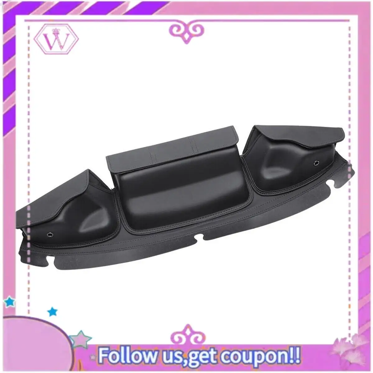 

Latest Windshield Bag Three Pocket Batwing Fairing Pouch For 2014-2022 Touring Electra Glide, Street Glide Tri Glide