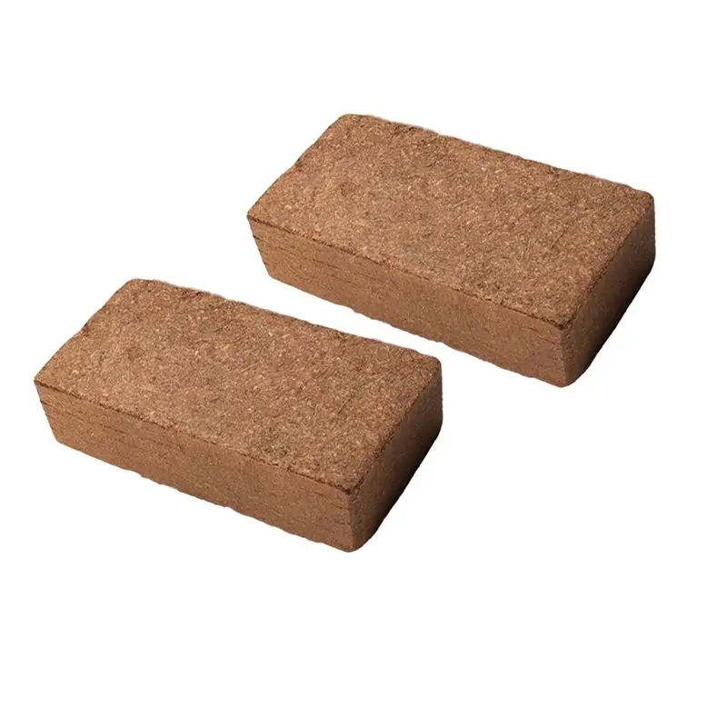

AC76-2PCS Organic Coconut Coir For Plants Coir Brick Organic High Expansion Fiber Flowers Planting High Expansion Rate Durable
