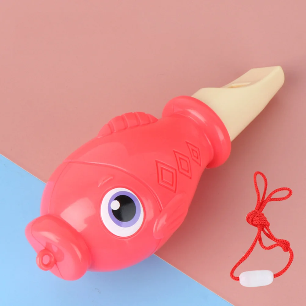 

4Pcs Fish Pattern Whistle Cheer Props for Parties Activity Bright Colors Safe Durable Educational Gifts Whistle