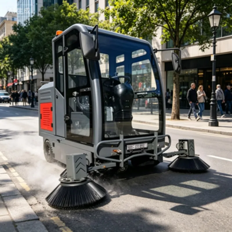 

Diesel Powered Multi-Functional Sweeper Truck with Road Sweeper Function for Indoor and Outdoor Cleaning in Industrial Parks