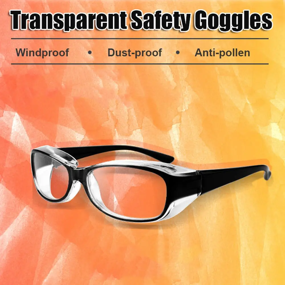 

Anti-Splash Anti-pollen Cycling Outdoor Work Spectacles Anti-impact Safety Goggles Eye Protective Eyewear Protection Glasses